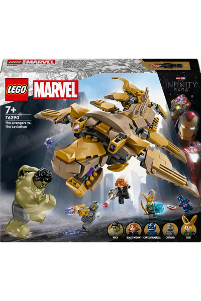 LEGO ® Marvel Avengers, Leviathan’a Karşı 76290 -7+ Yaratıcı Oyuncak Yapım Seti (347P)