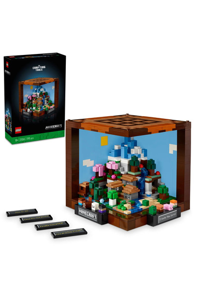LEGO طاولة صنع منتجات Minecr Afti 21265 - نموذج إبداعي قابل للتجميع للبالغين
