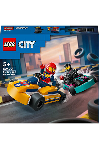 LEGO ® City Go-Karts and Race Drivers 60400 Building Set for 5+ Year Old Kids (9 Pieces)