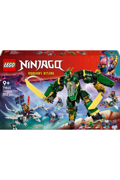 LEGO ® NINJAGO® Lloyd’un Jet Robotu 71845 - 9+ Çocuklar için Yaratıcı Oyuncak Yapım Seti (1112P)