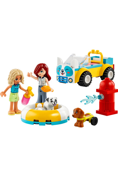 LEGO مجموعة صناعة Avnr Friends لعمر 4 سنوات فما فوق - عربة تصفيف شعر الكلاب 42635 (60 قطعة) rnva 1034239
