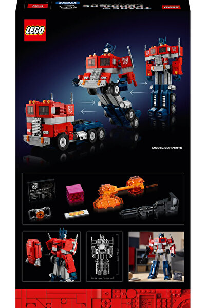 LEGO ® Icons OptimusPrime 10302 - 18+ Yaratıcı Model Yapım Seti (1508Parça)