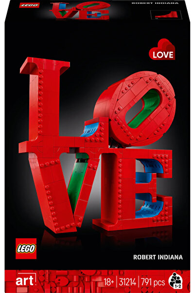 LEGO ® Art LOVE 31214 - Yetişkinler için Hediyelik Dekoratif Model Yapım Seti (791P)