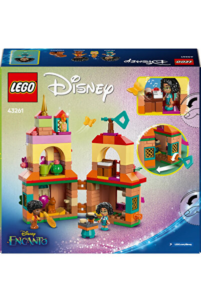 LEGO ® ǀ Disney Mini Enkanto Evi 43261 - 5+ Prenses Sevenler için Yaratıcı Oyuncak Yapım Seti (186Parça)