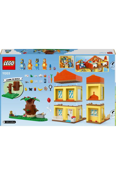 LEGO ® Bluey: Bluey’nin Aile Evi 11203 - 4+ Çocuklar için Yaratıcı Oyuncak Yapım Seti (382P)