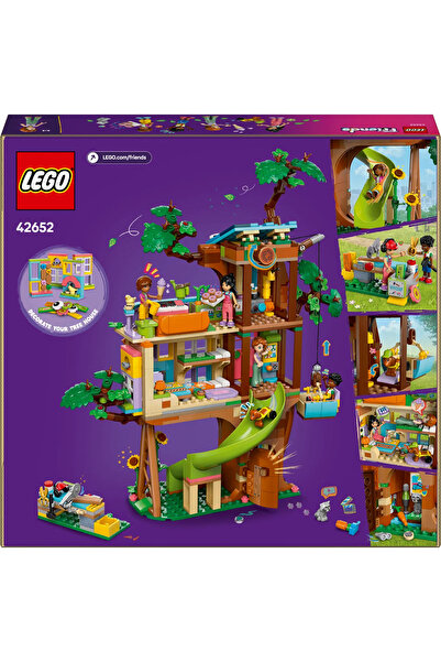 LEGO ® Friends Arkadaşlık Ağaç Ev Buluşma Yeri 42652- 8+ Çocuklar için Yaratıcı Oyuncak Yapım Seti (701P)