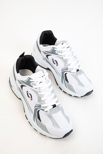 SOHO Beyaz-Siyah Kadın Sneaker 18753
