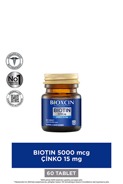 Bioxcin Biotin 5000 ?g Çinko 15 mg Alana Biotin Şampuan 300 ml