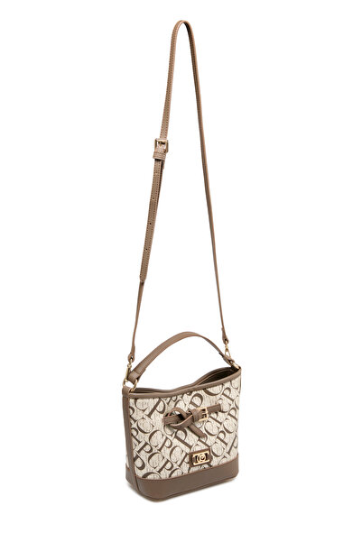 Pierre Cardin Monogram Altın Kadın Çapraz Omuz Çantası 05PO25Y2513