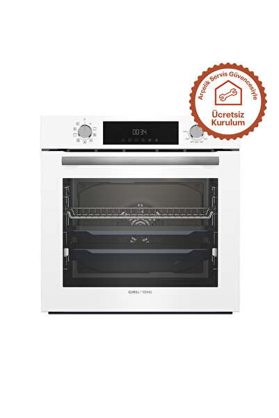 Grundig GEBM 12302 W 72l Ankastre Fırın Beyaz
