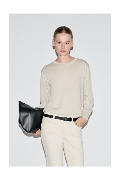 LEFTIES Kobieta Sweter z okrągłym dekoltem