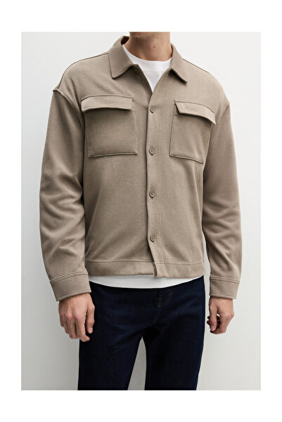 LEFTIES Ανδρικό μπλουζάκι με υφή και τσέπες