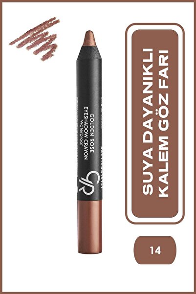 Golden Rose Eyeshadow Crayon Waterproof 14 Kalem Far 2,4 g