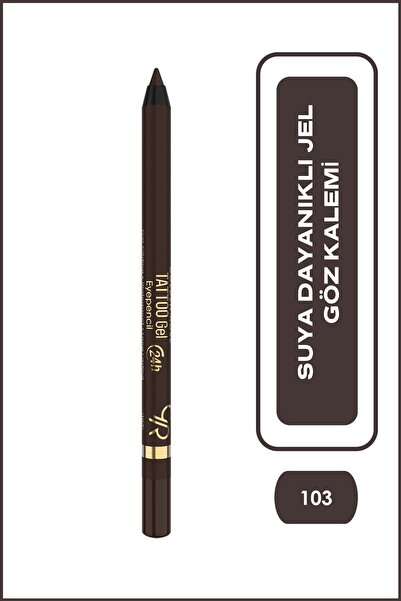 Golden Rose Tattoo Gel Eyepencil No: 103 Brown - 24 Saat Kalıcı Suya Dayanıkl...