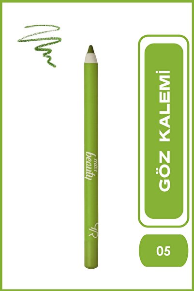 Golden Rose Miss Beauty Colorpop Eyepencil 05 Bright Green Pamuk Yağı İçerikli Göz Kalemi 1,6 g