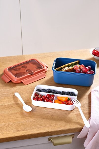 Karaca Container Ravenna Lunch Box / Food Carrying / Storage Box Navy Blue