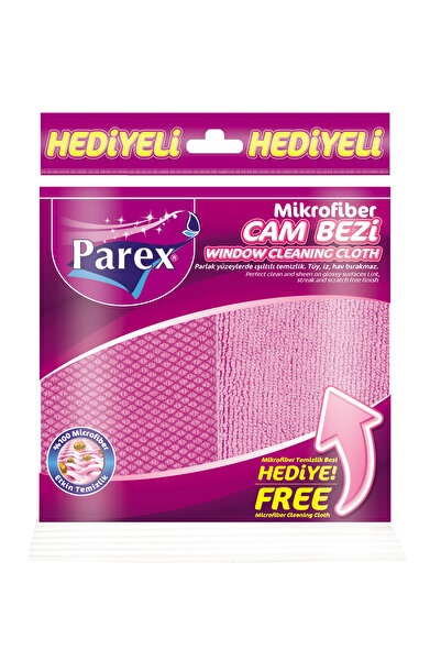 Parex Mikrofiber Cam Bezi (Mikrofiber Temizlik Bezi Hediye)