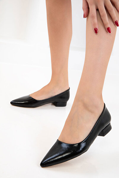 SOHO Pantofi clasici cu toc pentru femei, negri mat, 21023