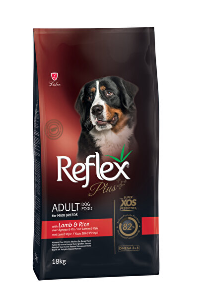 Reflex Plus Plus Kuzu Etli ve Pirinçli Yetişkin Köpek Maması 18 kg
