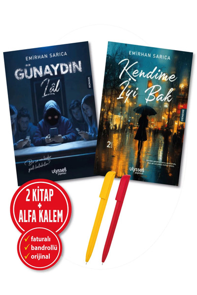 ULYSSES YAYINLARI Alfa Kalem+Emirhan Sarıca 2 Kitap (Günaydın Lal+Kendime İyi...