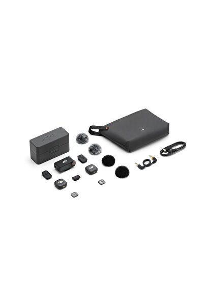 DJI Mic 3 (2 TX + 1 RX + Charging Case) | Türkiye Karacasulu Garantili |