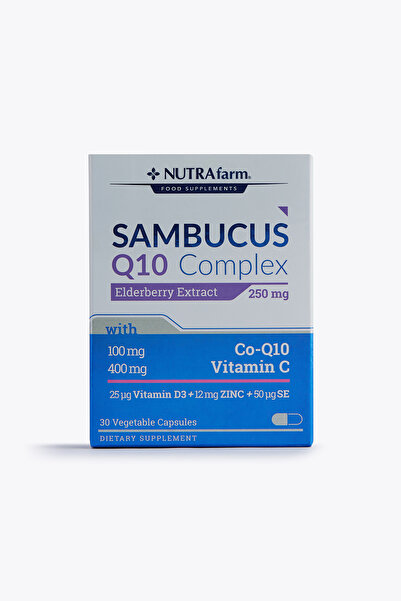 Nutrafarm Sambucus Q10 Complex | Bağışıklık Güçlendirici | Vitamin Takviyesi ...