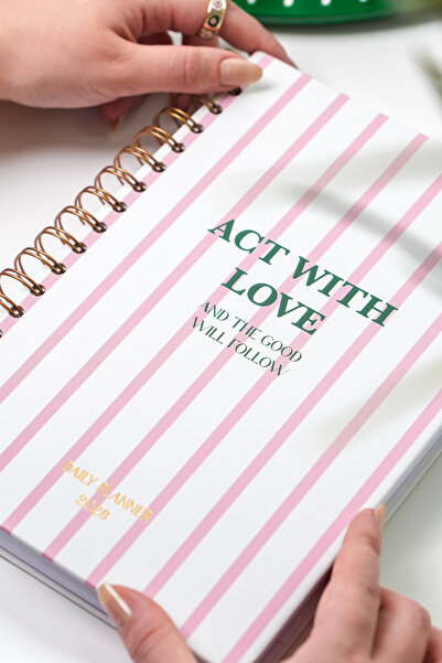 Matt Notebook 2026 Дневен спирален дневник 16x24 cm - 12 месеца