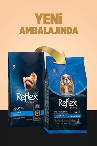 Reflex Plus Hipoalerjenik Mini ve Küçük Irklar için Somonlu Yetişkin Köpek Maması 3 kg