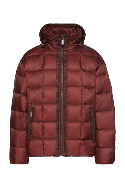 Calvin Klein LS RIPSTOP ZATEPLOVANÁ BUNDA S FALDÍKEM NA KRK