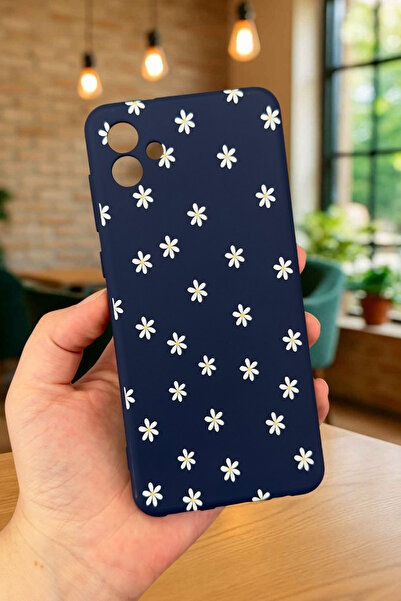 Vip Case Samsung Galaxy A04 Uyumlu MİNİ PAPATYA DESENLİ Silikon Darbe Emici K...