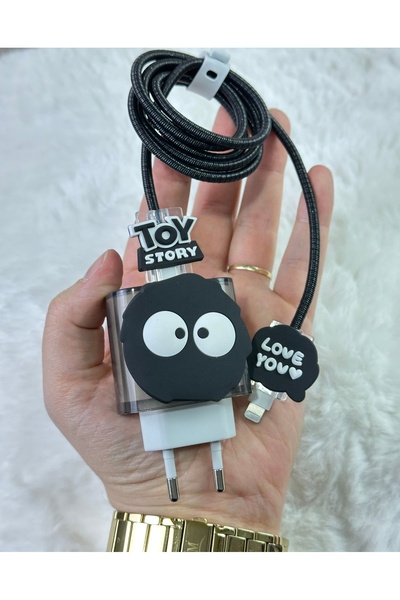 Vip Case İphone 18w/20w Uyumlu Şarj Başlık Kablo Koruyucu Örme Set İphone 11 ...