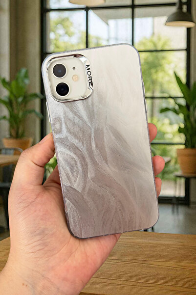 Vip Case iPhone 12/12 Pro - Wavy Silver Reflection Transparent Elegant Stylish and Modern Design Wonder Case
