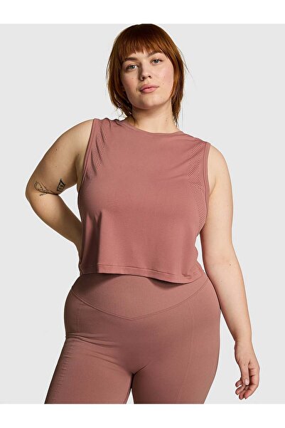 PINK Seamless Dökümlü Atlet