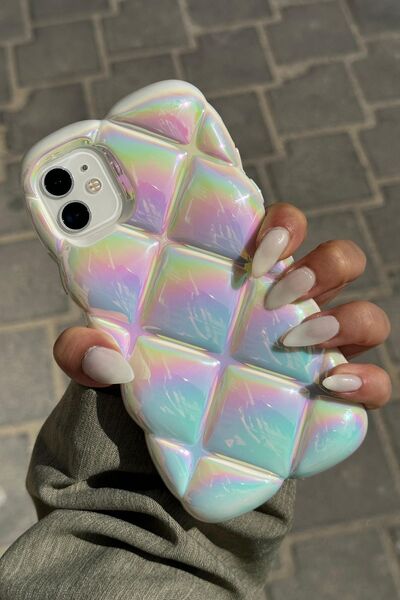 Vip Case İphone 11 Uyumlu Kabartma Desenli 3D Darbe Emici Ultra Sağlam PUFY K...