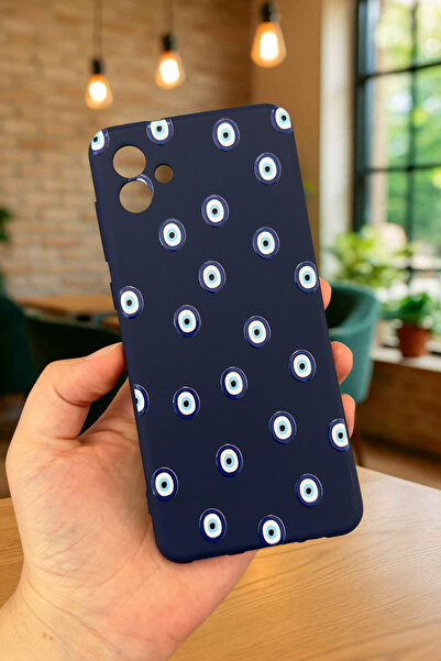 Vip Case Samsung Galaxy A04 Uyumlu NAZAR BONCUK DESENLİ Silikon Darbe Emici K...