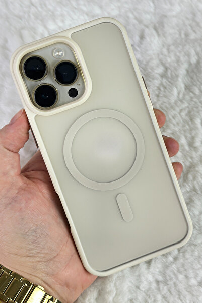 Vip Case iPhone 16 Pro Max-Yükseltilmiş Kamera Korumalı Buzlu Sararmaz Kablos...