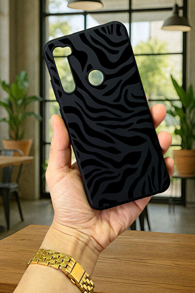 Vip Case Xiaomi Redmi Note 8 ZEBRA DESENLİ Silikon Darbe Emici Klasik Korumalı Rubber Kılıf