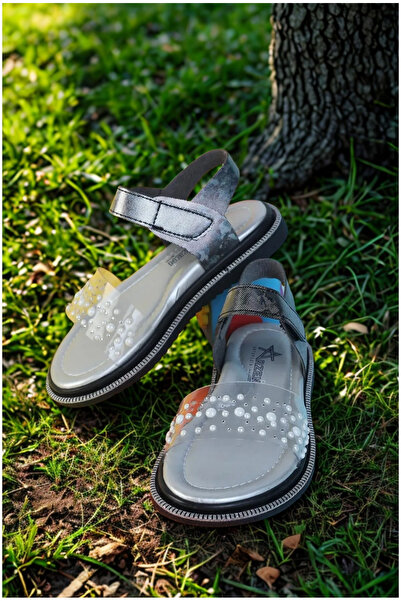 Moda Lime Дівчачі еластичні сандалі на повній ортопедичній підошві, міцні, широкі, для дівчаток