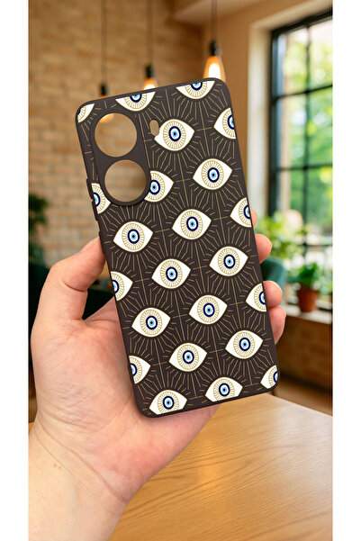 Vip Case Xiaomi POCO X7 PRO EVIL EYE DESENLİ Silikon Darbe Emici Klasik Korum...