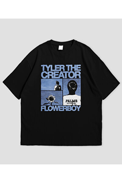 SVART WEAR تايلر، الخالق - تي شيرت كبير الحجم للجنسين