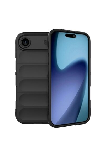 Stef's Cat Carcasă pentru iPhone 17 Air, Magic Shield, U53, Poliuretan, Negru