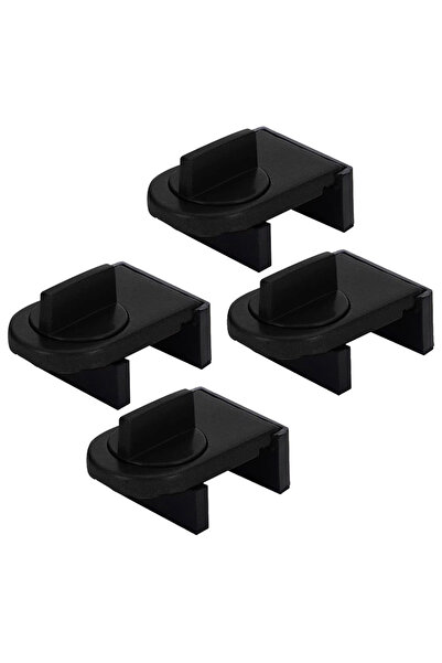 Choice7 4PCS black Window Safety Lk Aluminum Alloy Sliding Lk Sliding Door An...