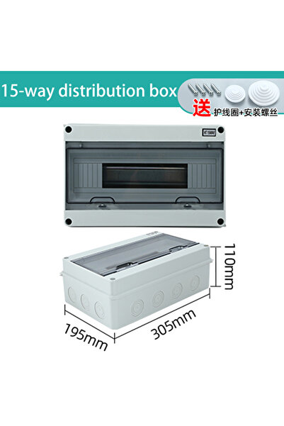 Choice3 صندوق توصيلات HT-15WAY HT Series 2/3/5/8/12/15/18/24WAY مصنوع من البلاستيك PC، مقاوم للماء والكهرباء الخارجية IP65