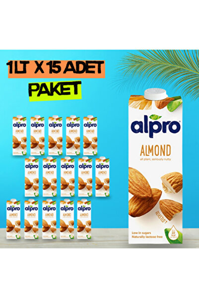 Alpro Orijinal Badem Sütü 250 ml x 15 Adet