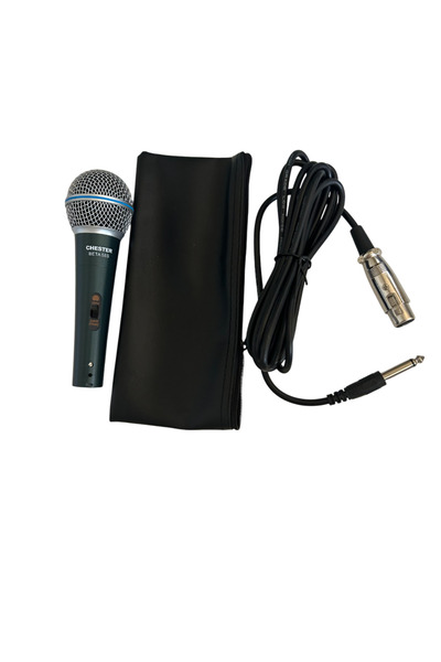 chester Cs BETA58 Profesyonel El Mıkrofonu Cami, Okul, Sanatcılara Uygun Mikrofon