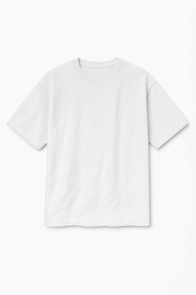 Altair Tr Oversize White Unisex if It's Nice Play It Twice Record Printed T-Shirt