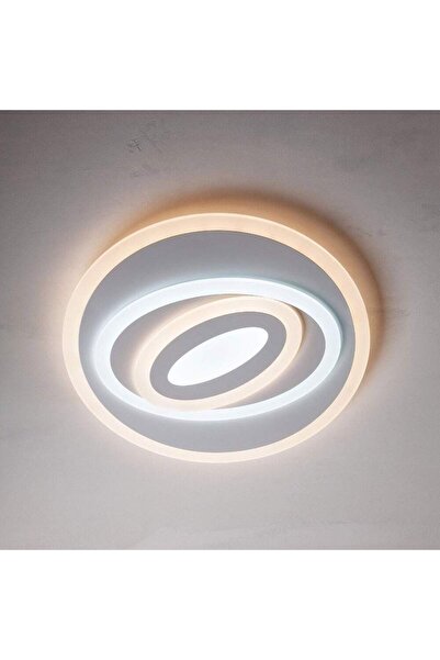 SMARTER Smarter LED ceiling light, metal structure, satin acrylic diffuser, 67W, 6048lm, warm light