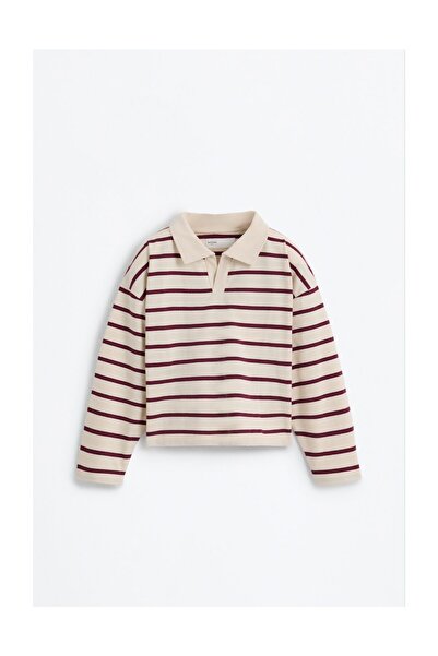 LEFTIES Παιδικό μπλουζάκι πόλο με ρίγες