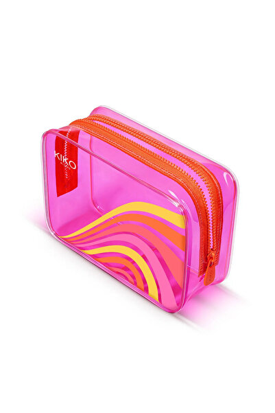 Kiko Colorful Transparent Beauty Bag - Makeup Bag