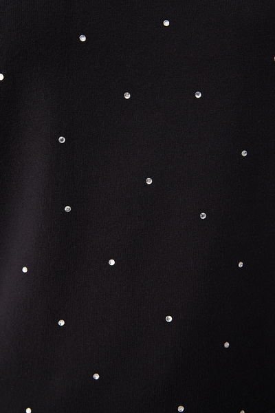 Trendyol Collection Pulover de tricotaj cu fir premium negru/fir special detaliat de prelucrare a pietrei TWOAW26KZ00059